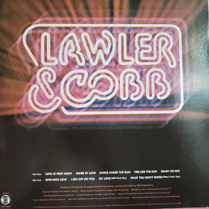 [BUNJANG] Lawler &amp; Cobb Men From Nowhere US First Press LP / 미국반 로울러 앤 콥 Lawler Cobb LP