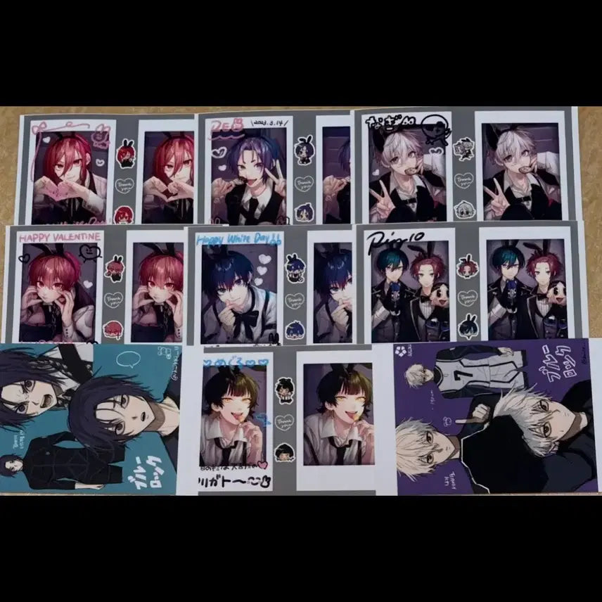 [BUNJANG] Blue Lock Maid Cheki Photoprints - Chigiri, Nagi, Reo, Isagi, Bachira, Sae, Rin / 블루록 메이드 체키 프박 치기리 나기 레오 이사기 바치라 사에 린 카드