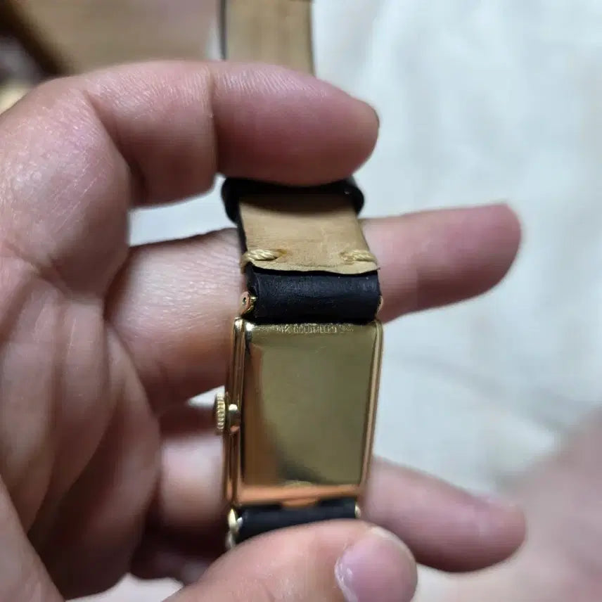 [BUNJANG] Hamilton 14k Gold Filled Square Vintage Manual Wind Watch / 해밀턴 사각금장 빈티지 수동 시계