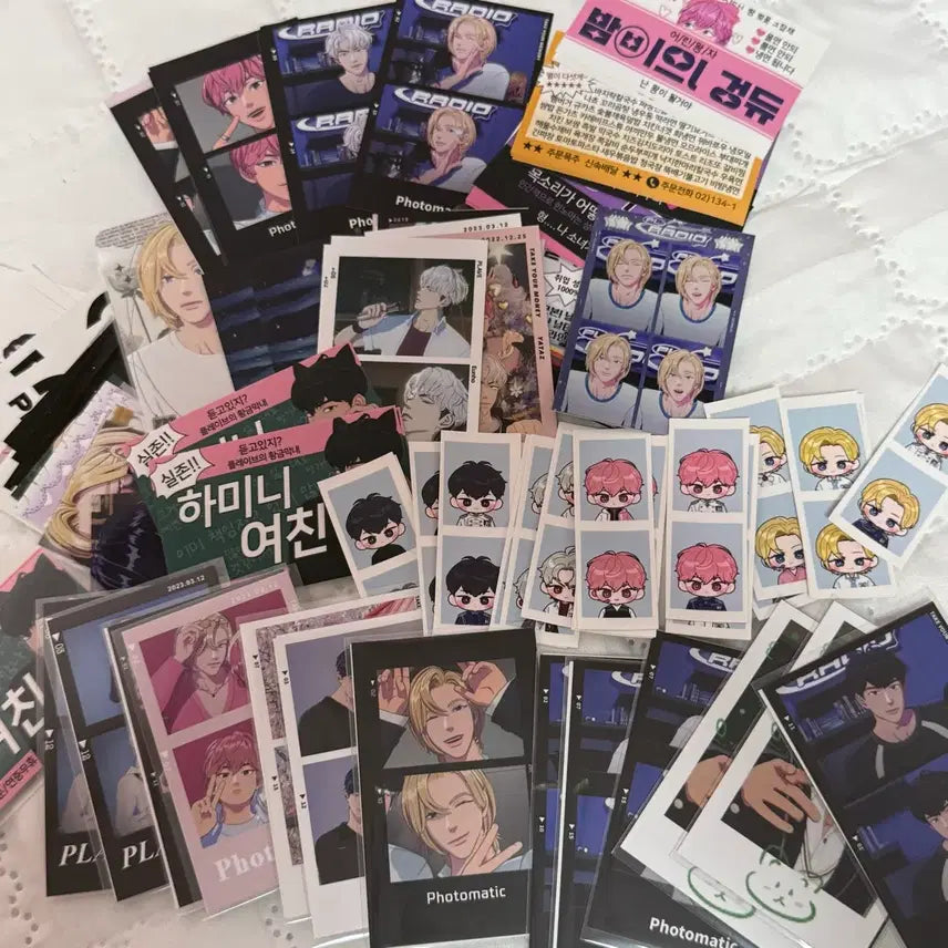 [BUNJANG] PLAVE Non-Official Bundle Set Photocard, Sticker / 플레이브 비공굿 일괄 판매 / 포카,스티커