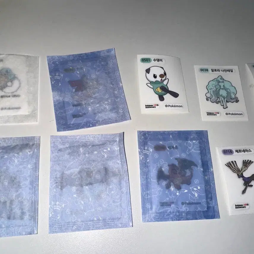 [BUNJANG] Pokemon Sticker Bundle Set / 포켓몬스터 띠부씰 일괄판매