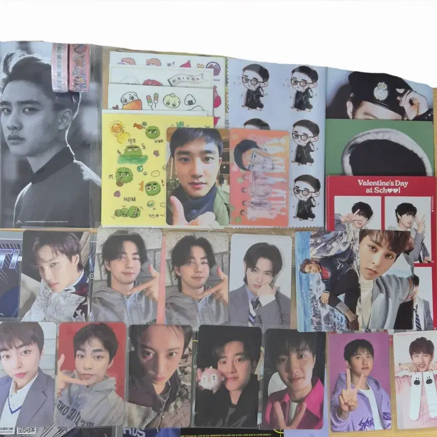 [BUNJANG] EXO Bundle Set Photocards, Trading Cards, Postcards / 엑소 포카 트레카 엽서 일괄 양도