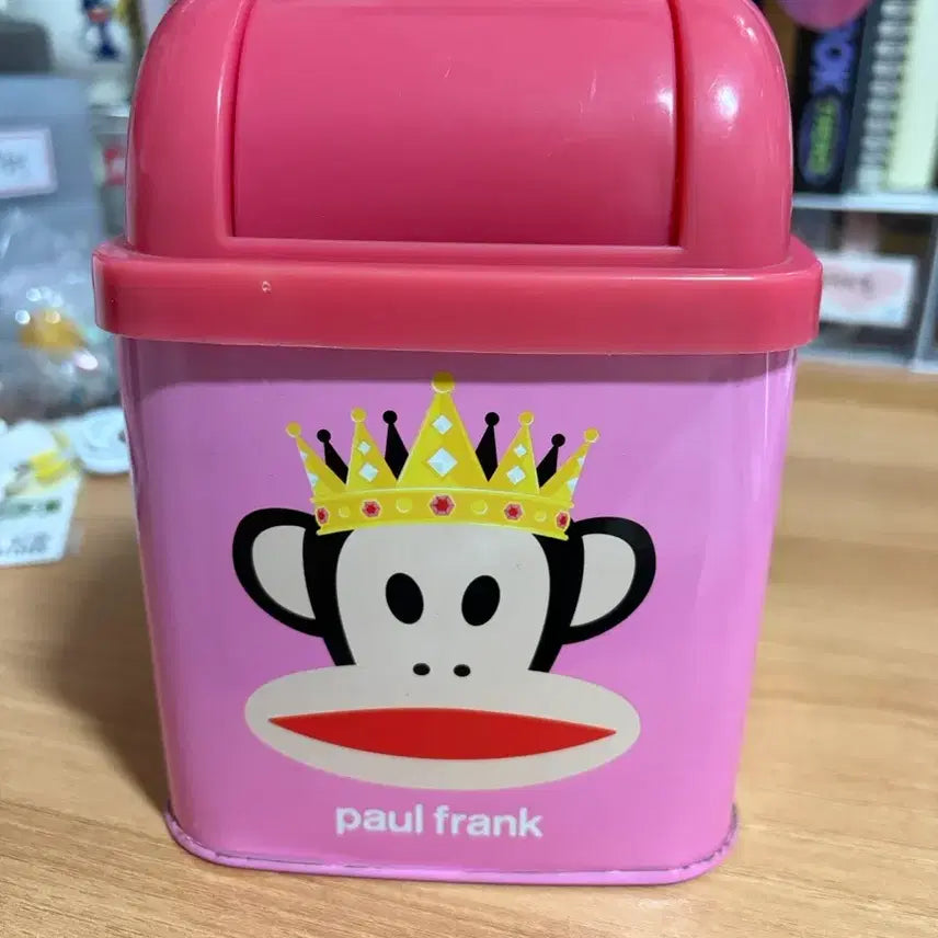 [BUNJANG] Paul Frank Square Trash Can / 고전문구 폴프랭크 휴지통