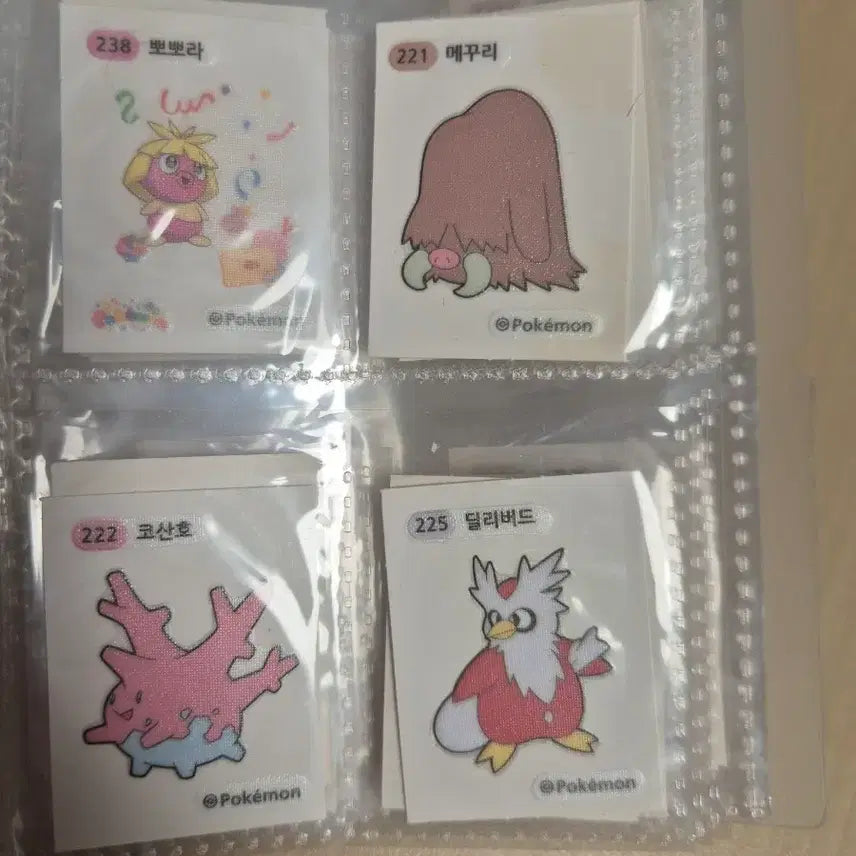 [BUNJANG] Pokemon Stickers / 포켓몬 띠부씰