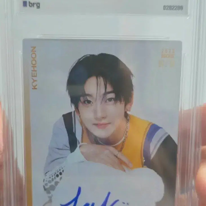 [BUNJANG] Kickflip Gyehun Autographed Teleca Collection Card 10 GEM MT / 텔레카 컬렉션 카드 K팝 루키 계훈 친필 사인 10 GEM MT