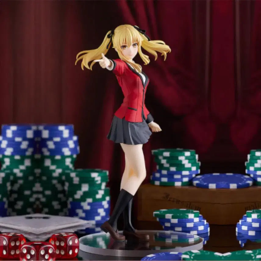 [BUNJANG] Kakegurui Mary Saotome Popup Parade Figure (Sealed) / [미개봉] 카케구루이 사오토메 메아리 팝업퍼레이드 피규어