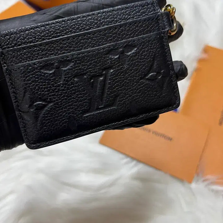 [BUNJANG] Louis Vuitton Empreinte LV Charm Card Holder / [구매영수증/풀구성] 루이비통 앙프렝뜨 LV 참 카드지갑