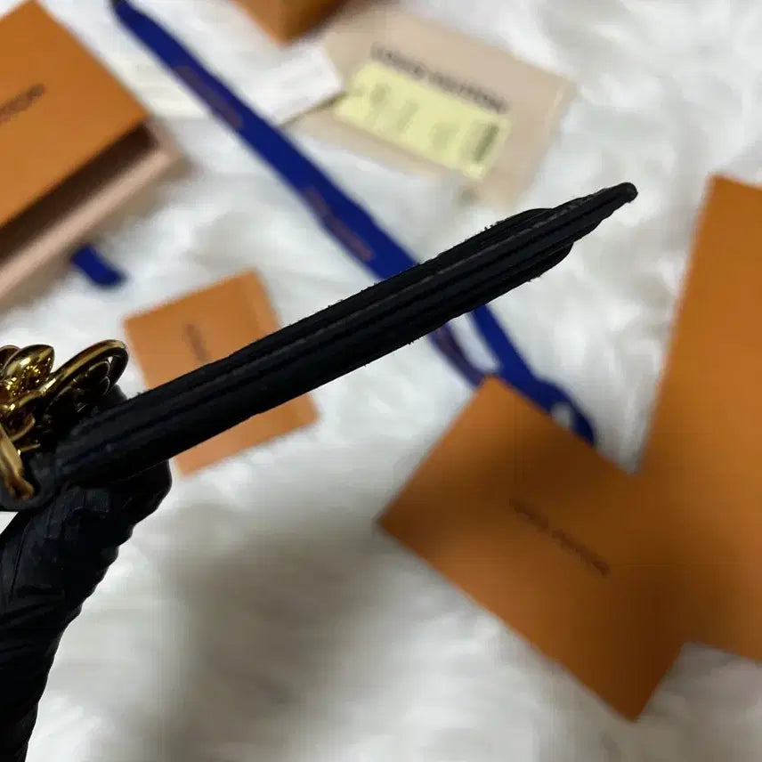 [BUNJANG] Louis Vuitton Empreinte LV Charm Card Holder / [구매영수증/풀구성] 루이비통 앙프렝뜨 LV 참 카드지갑