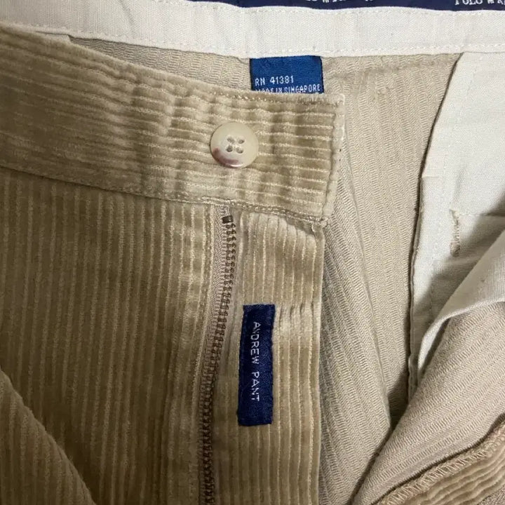 [BUNJANG] Polo Ralph Lauren Corduroy Andrew Pants Beige / [32] 폴로 코듀로이 앤드류 팬츠