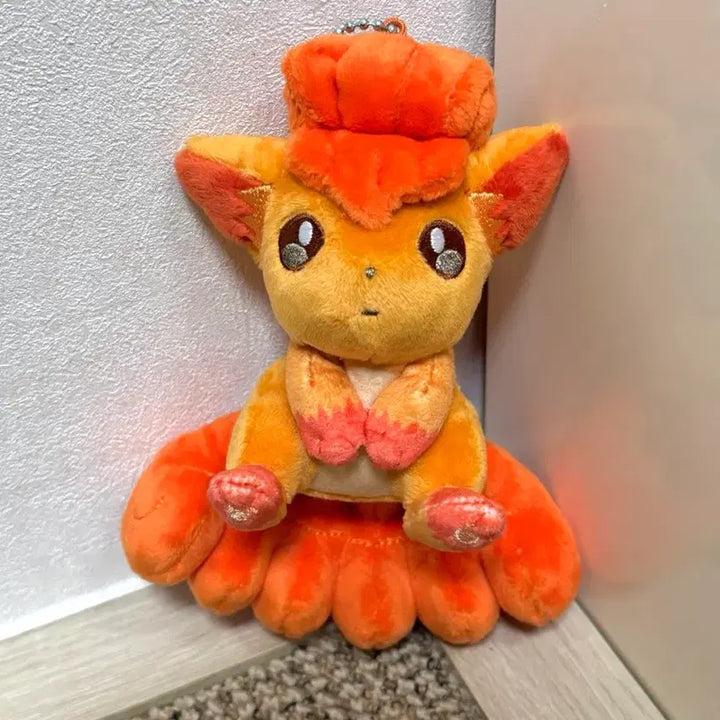 [BUNJANG] Pokemon Center Ninetales Mascot Magnet Pair Keyring Doll / 식스테일 마스코트 자석 페어 키링 인형 포켓몬 포켓몬스터 포켓몬센터