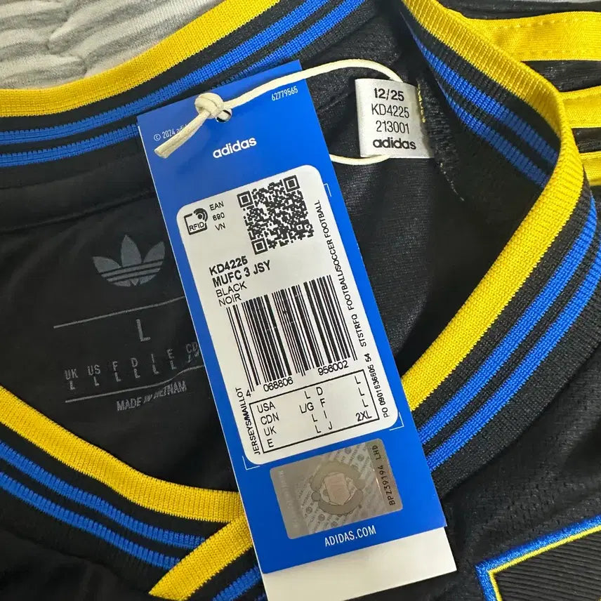 [BUNJANG] Manchester United 25-26 3rd Kit Bruno Fernandes L / L) 맨유 25-26 3rd 브루노 페르난데스