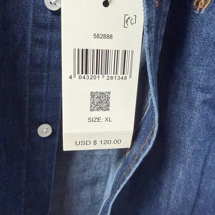 [BUNJANG] Polo Ralph Lauren Denim Shirt XL New / 폴로 랄프로렌 데님 셔츠 XL 새상품