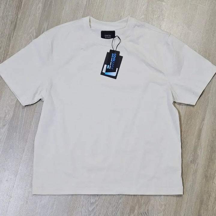 [BUNJANG] Dimittiblake Hydrogen Bonding T-shirt Oatmeal L / 무신사 디미트리블랙 수소봉제티셔츠 오트밀L