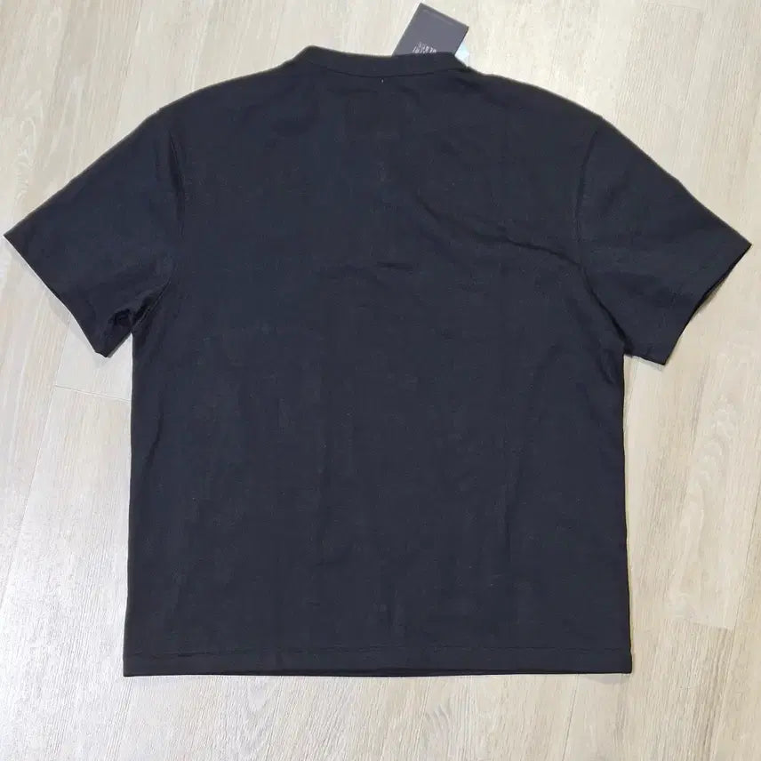 [BUNJANG] Musinsa Dimitri Black Hydrogen Seam Half Sleeve T-Shirt Henry Neck Black L / 무신사 디미트리블랙 수소봉제반팔티셔츠 헨리넥 블랙L