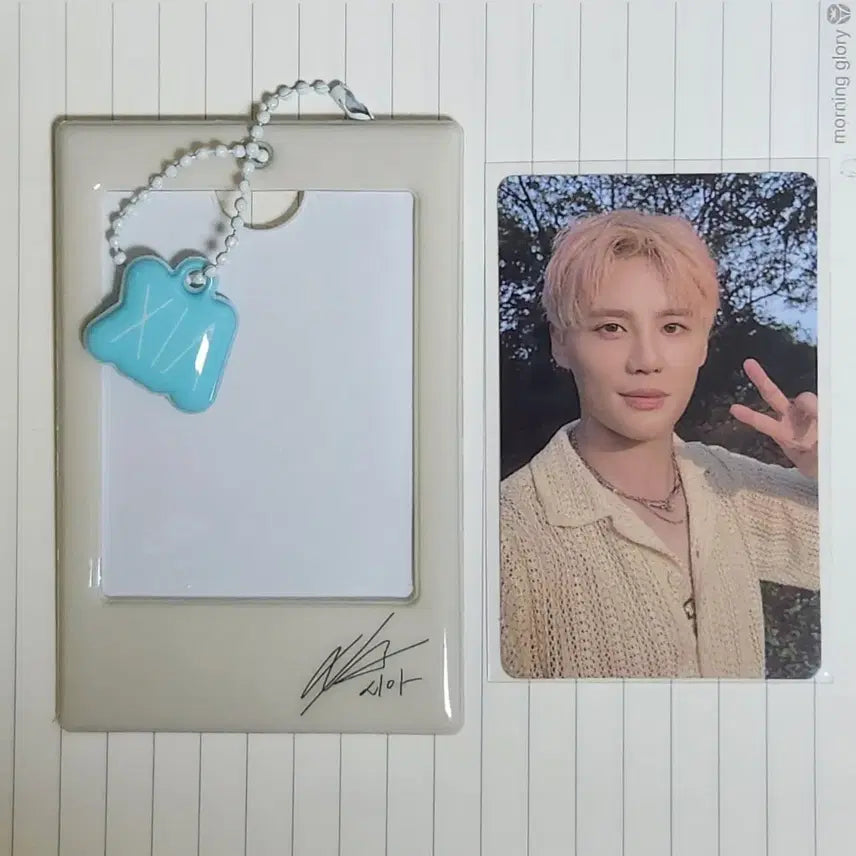[BUNJANG] Kim Junsu Twenty-First Season Photocard Holder Keyring Set / 김준수 스계절 포카 홀더 키링 세트