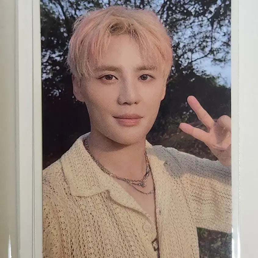 [BUNJANG] Kim Junsu Twenty-First Season Photocard Holder Keyring Set / 김준수 스계절 포카 홀더 키링 세트