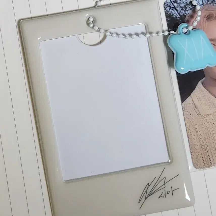 [BUNJANG] Kim Junsu Twenty-First Season Photocard Holder Keyring Set / 김준수 스계절 포카 홀더 키링 세트