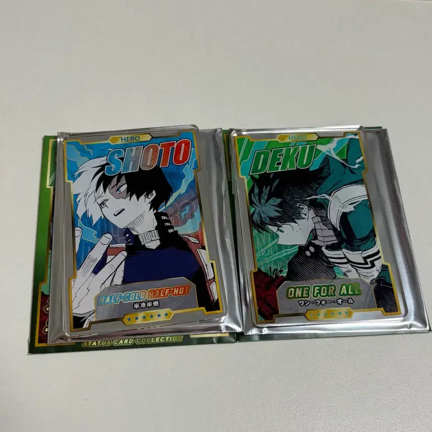 [BUNJANG] My Hero Academia Status Acrylic Card Bundle Set Izuku Midoriya Shoto Todoroki / 일괄) 나의 히어로 아카데미아 스테이터스 아크릴 카드 미도리야 토도로키