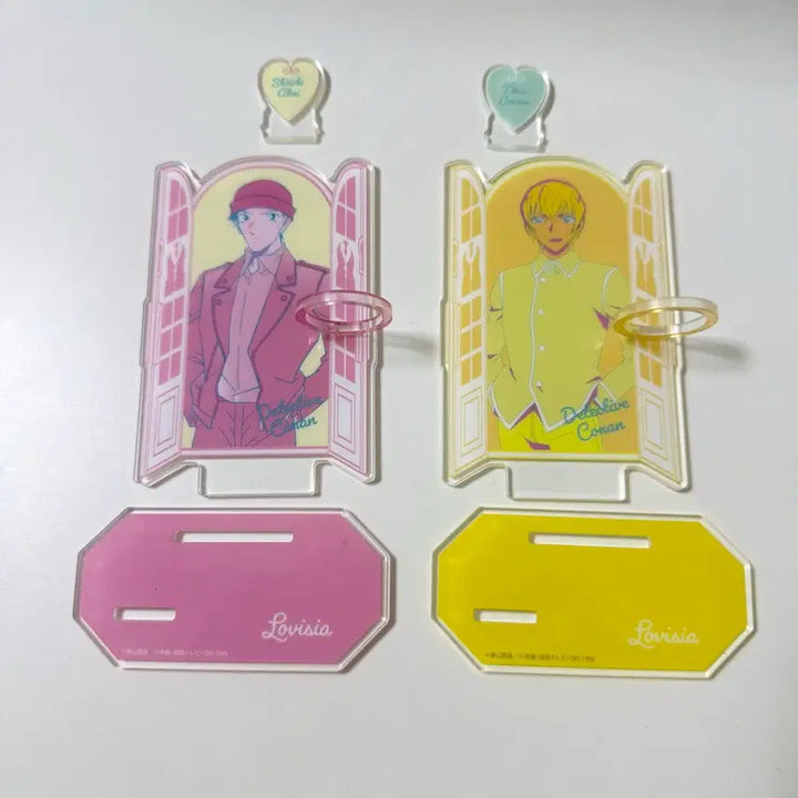 [BUNJANG] Detective Conan Shuichi Akai &amp; Toru Amuro Acrylic Stand Set / 명탐정 코난 아카이 슈이치 아무로 토오루 아크릴 스탠드 세트