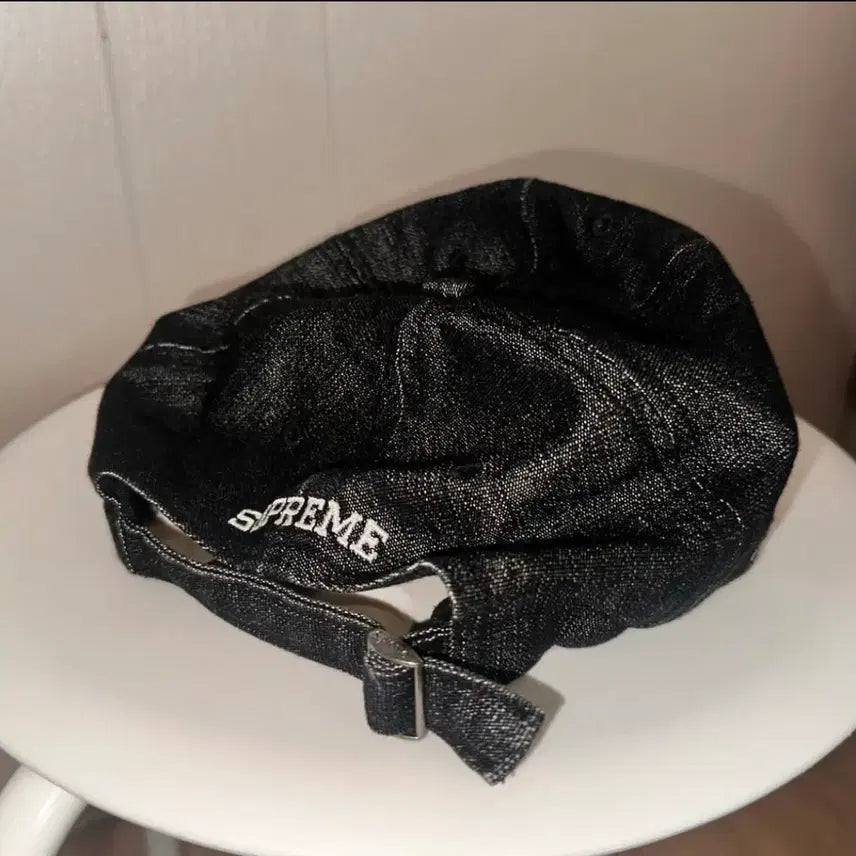 [BUNJANG] Supreme Cordura Denim S Logo 6-Panel Cap SS25 / 슈프림 코듀라 데님 S 로고 캡 25SS