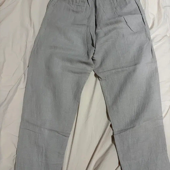 [BUNJANG] Linen Pants (Oat Grey, M) / 린넨 팬츠 (오트그레이, M)