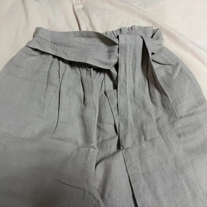 [BUNJANG] Linen Pants (Oat Grey, M) / 린넨 팬츠 (오트그레이, M)