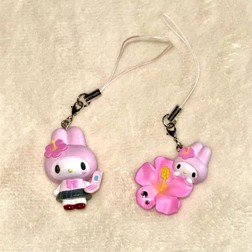 [BUNJANG] Sanrio Heisei Kogal Strap Keychain My Melody Bundle Set / 일괄) 산리오 헤이세이 코갸루 스트랩 키링 마이멜로디