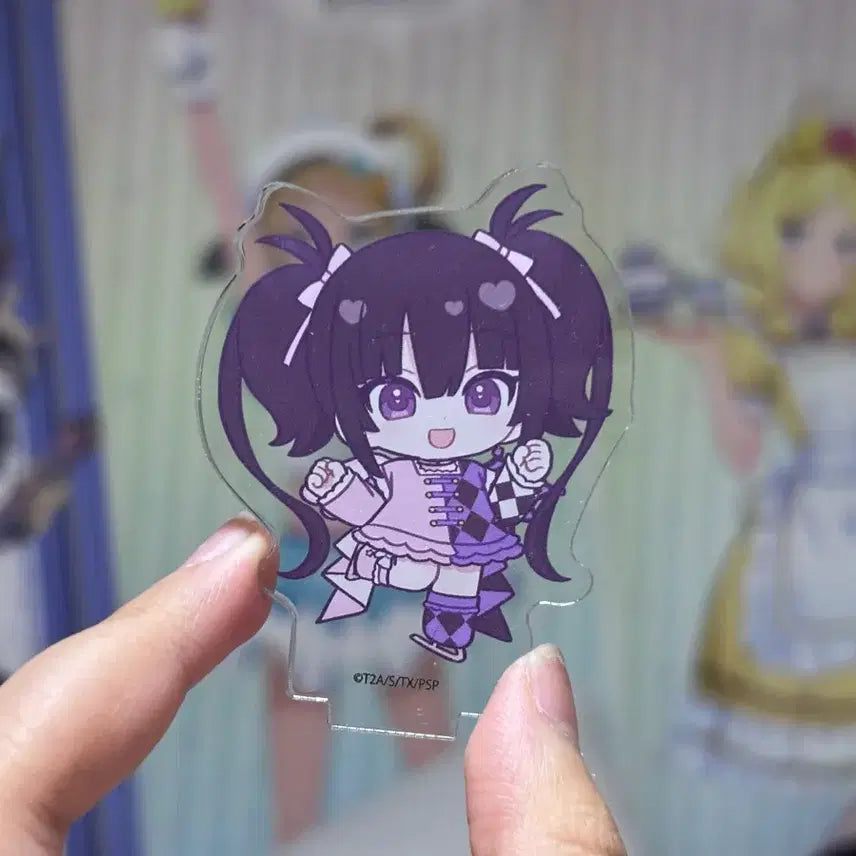 [BUNJANG] Pretty Rhythm Aurora Dream Serena, Kaname, Canon 15th Anniversary EEO SD Acrylic Standee + Bonus Card Set / 프리티리듬 오로라드림 세레나, 카나메, 카논 15주년 eeo sd 아크릴
