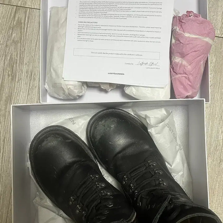 [BUNJANG] Lost Garden Phantom Boots Size 43 / 로스트가든 팬텀부츠 43