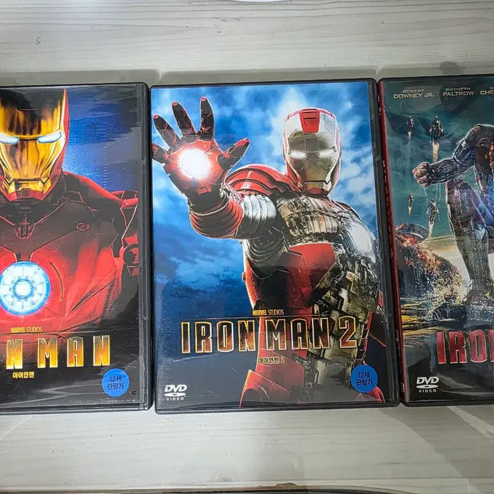 [BUNJANG] Iron Man Trilogy 3-Movie Collection DVD / 아이언맨 트릴로지 3무비 컬렉션 DVD
