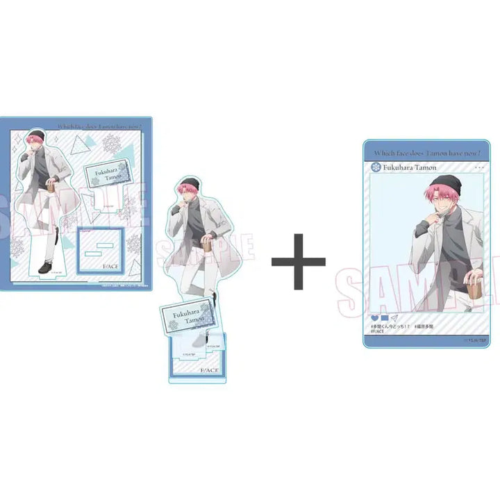 [BUNJANG] Tamon-kun Tsutaya Seasonal Winter Acrylic Stand + Acrylic Card Bundle Set (Sealed) / 타몬군 츠타야 계절 겨울 아크릴스탠드 + 아크릴카드 일괄 미개봉