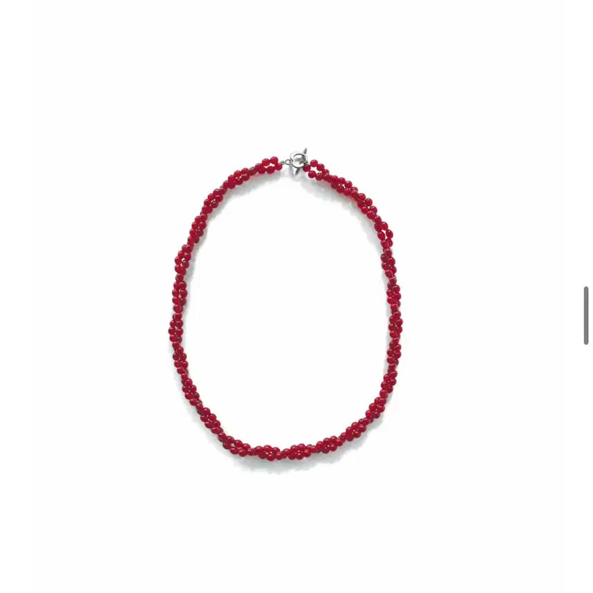 [BUNJANG] Fotl Bakery Necklace (Red) / 포틀 - 베이커리 목걸이 (레드)