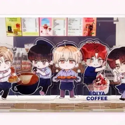 [BUNJANG] Debut or Death Group (Demokjuk) EDIYA Collaboration TeSTAR Mini Acrylic Stand Set (7 Types) / 판매) 데못죽 이디야 콜라보 미니 TeSTAR 아크릴 스탠드 7종 세트