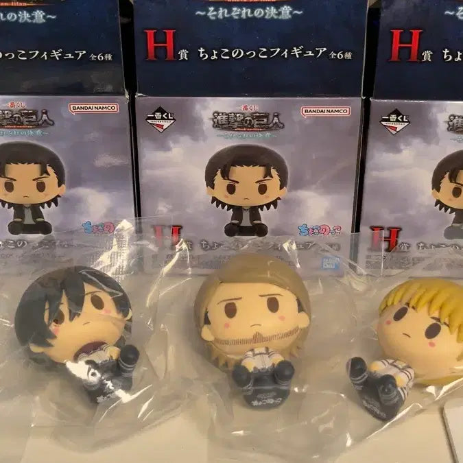 [BUNJANG] Attack on Titan Chocoinu 3종 Bundle Set / 새상품) 진격의거인 H상 초코노코 3종 일괄