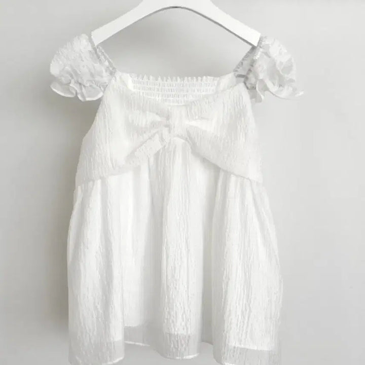 [BUNJANG] Puff Sleeve Blouse White / 퍼프 소매 블라우스 화이트