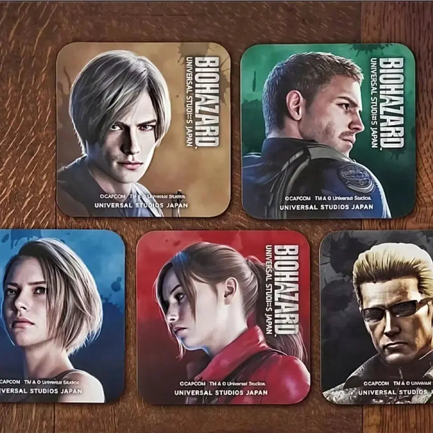 [BUNJANG] Universal Studios Japan Biohazard Coaster Set / usj 바이오하자드 코스터 세트 양도합니다