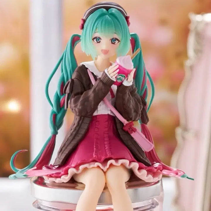 [BUNJANG] Vocaloid Hatsune Miku Autumn Date Pink Version Figure / (구매의사없는찜절대x)보컬로이드 하츠네 미쿠 가을데이트 핑크버전 피규어