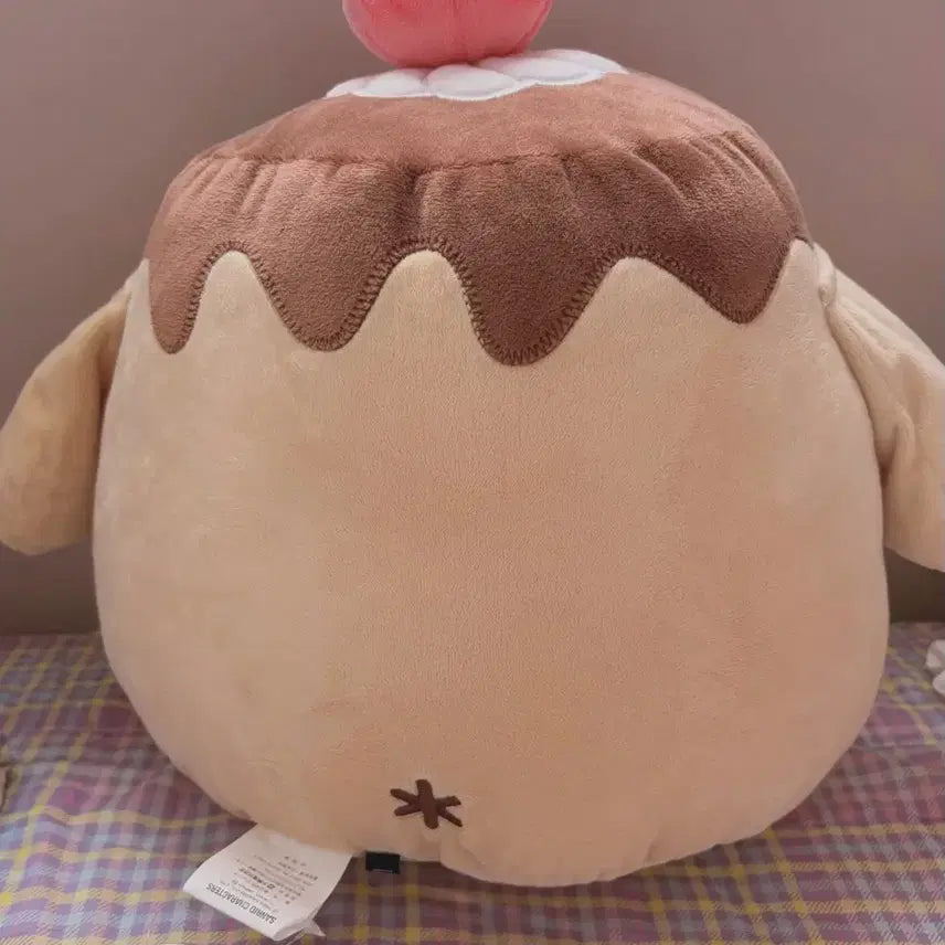[BUNJANG] Sanrio Pompompurin Pudding Cushion Plush / (가격제안 가능)산리오 폼폼푸린 푸딩 쿠션 인형