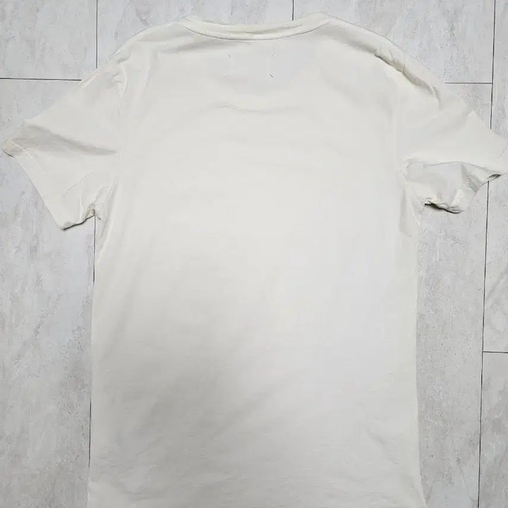 [BUNJANG] Maison Margiela Cotton T-Shirt / [L]마르지엘라 크림 반팔 티셔츠