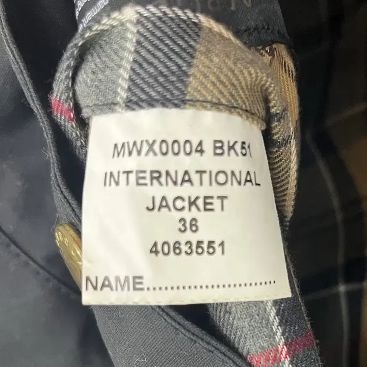 [BUNJANG] Barbour International Wax Jacket - Black / 바버 인터내셔널 자켓 블랙