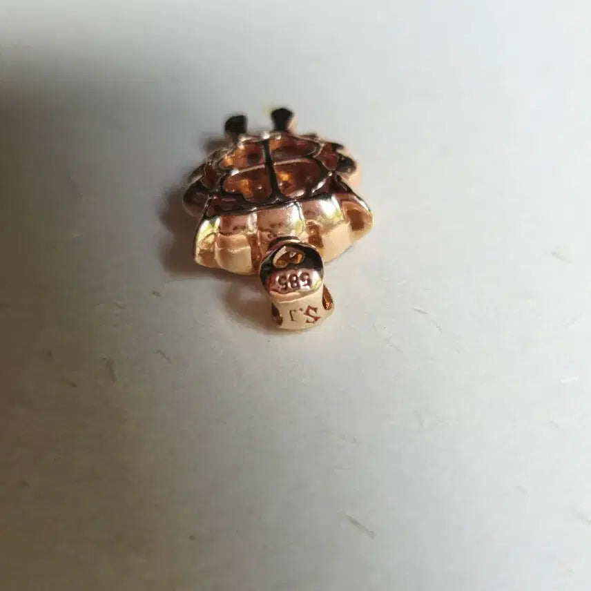 [BUNJANG] 14K Pink Gold Owl Pendant 3.23g / 14k 핑크골드  부엉이 팬던트 3.23g