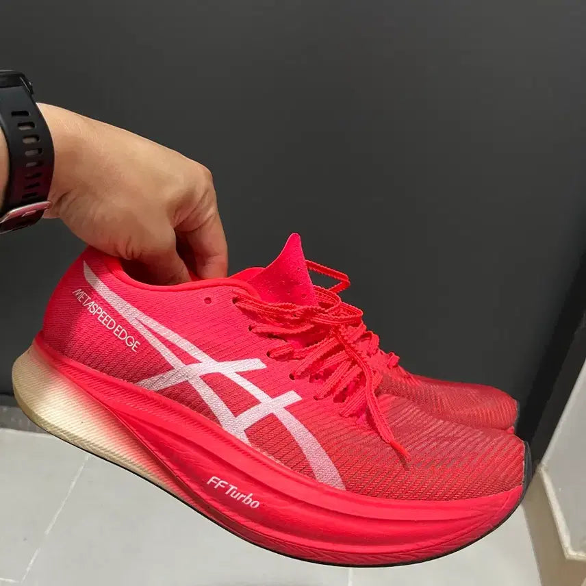 [BUNJANG] Asics Metaspeed Edge+ Diva Pink White Running Shoes / [255] 아식스 메타스피드 엣지+ 디바 핑크 화이트