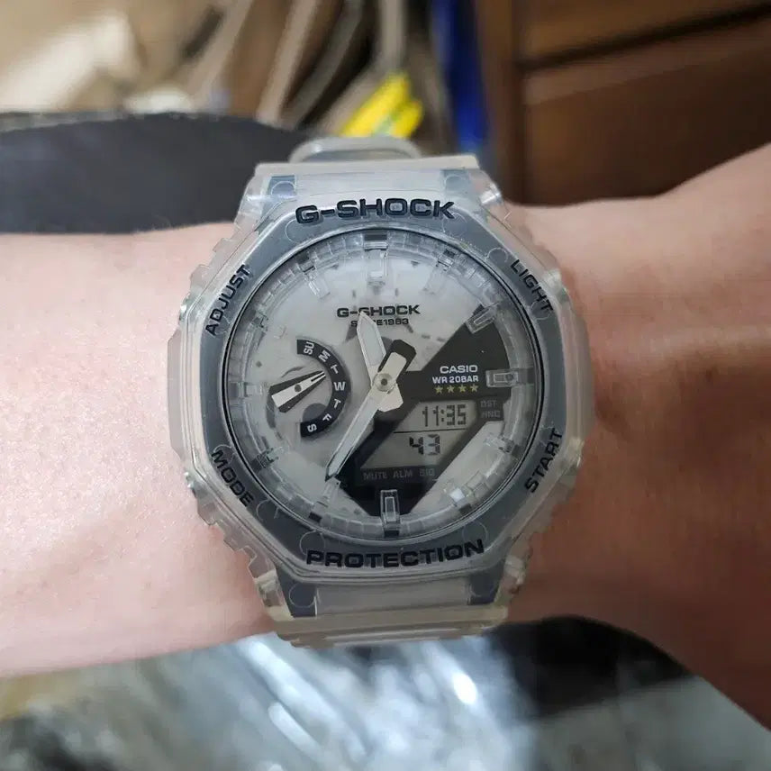 [BUNJANG] Casio G-Shock 40th Anniversary Clear Remix 2100 GA-2140RX-7A Watch / 카시오 G-SHOCK 40주년 클리어 리믹스 2100