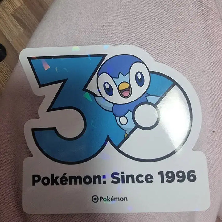 [BUNJANG] Pokemon 30th Anniversary Logo Sticker Set / 포켓몬30주년 로고스티커 팽도리/데덴네/기라티나/메탕 등 팜