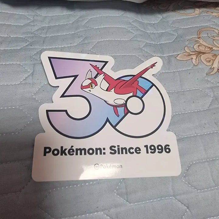 [BUNJANG] Pokemon 30th Anniversary Logo Sticker Set / 포켓몬30주년 로고스티커 팽도리/데덴네/기라티나/메탕 등 팜