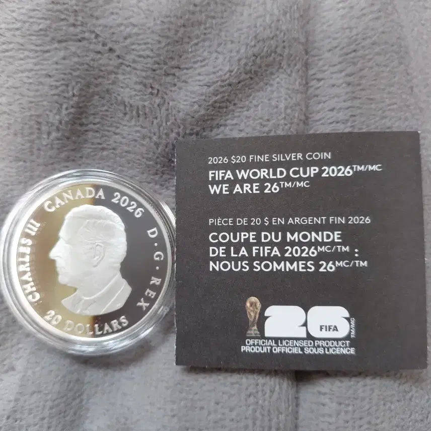 [SOLD OUT] FIFA 월드컵 기념주화 2026년 색체 은화 1온스