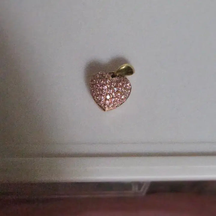 [BUNJANG] 14K Pink Gold Cubic Heart Pendant (1.95g) / 14k 핑골 핑큐하트. 팬던트만 1.95g
