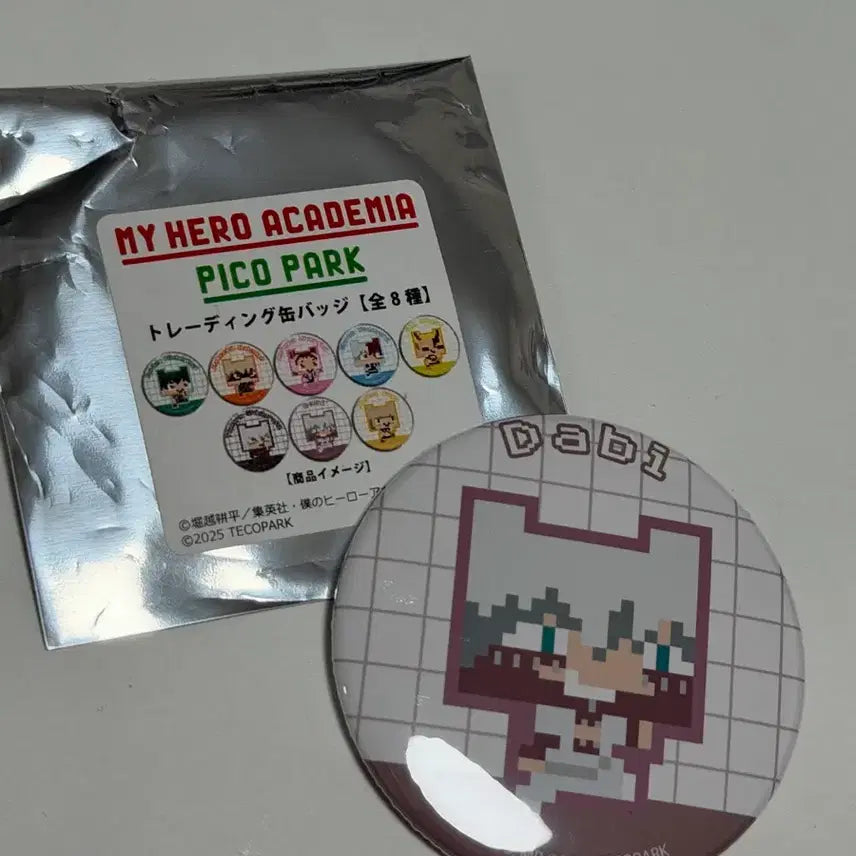 [BUNJANG] My Hero Academia Dabi Piko Park Can Badge / 히로아카 나히아 피코파크 캔뱃지 다비