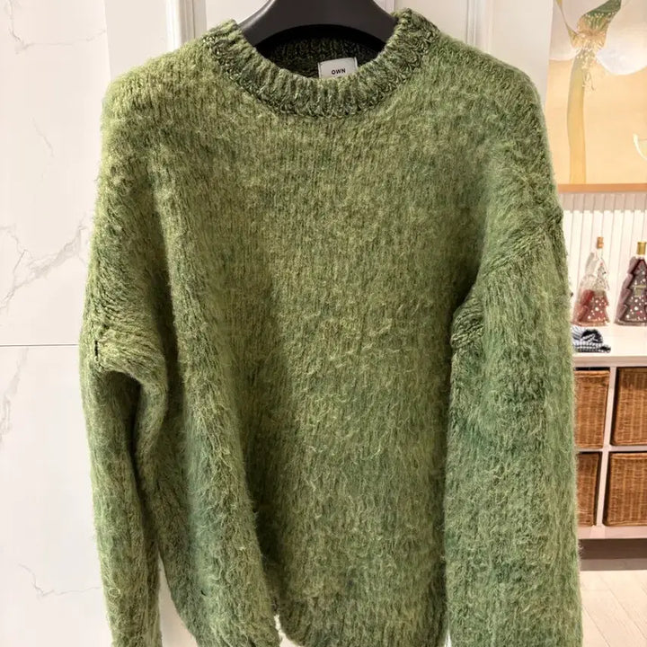 [BUNJANG] Angora Mohair Knit Sweater / 남자 앙고라니트 모헤어니트