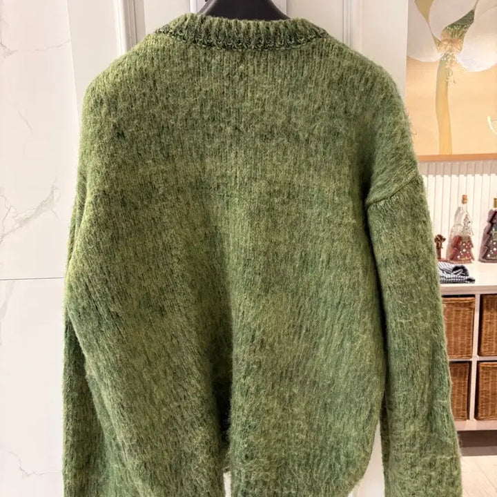 [BUNJANG] Angora Mohair Knit Sweater / 남자 앙고라니트 모헤어니트